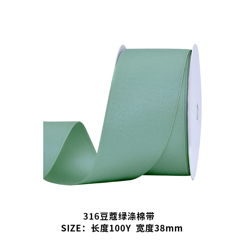 Cinta de algodón de poliéster de Corea del Sur 4 especificaciones 9 Popular color arco cinta de algodón accesorios para el cabello aromaterapia colgante regalo cinta 4cm rollo