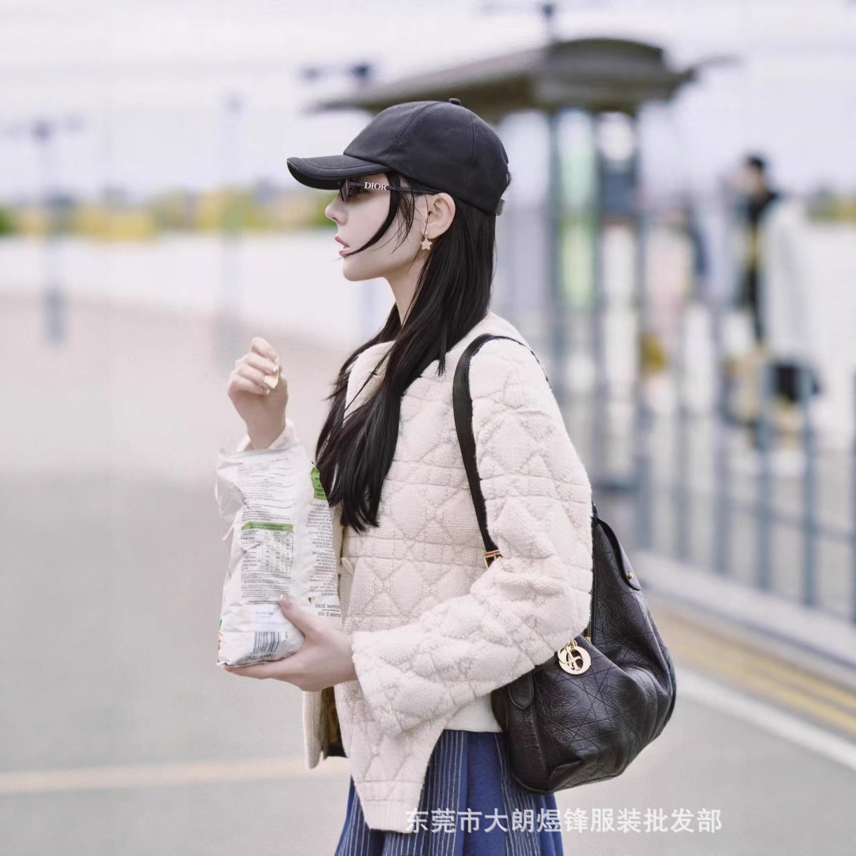 Shenzhen Nanyou Correct Edition Cd Home 25 Autumn/Winter New Round Neck Tweed Chanel Style New Fashion Versatile Jacket