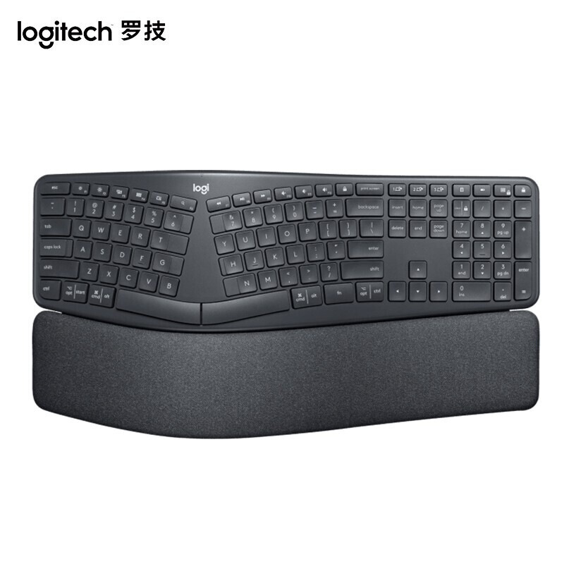 Logitech Ergo K860 Wireless Bluetooth Ergonomic Split-Type Business Office Keyboard Is Suitable for Use