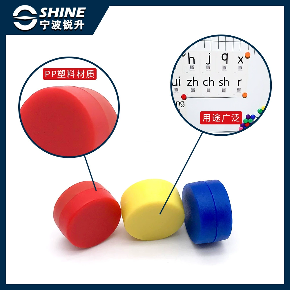 Plastic magnetic strong magnet, fridge magnet for office, training