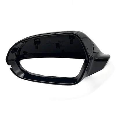 Suitable for Audi A6L C7 12-18 Models Rearview Mirror Housing Reversing Mirror Frame Turn Signal Cover Reflector Lens Lower Shell (Rear mirror/rearview mirror assembly) - driving-on-the-left-back-cover-black