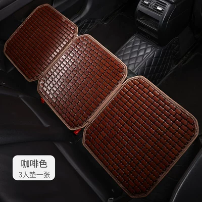 Seat Cushion for Office Computer Cool pad - new-full-bamboo-rear-seat-cushion-brown