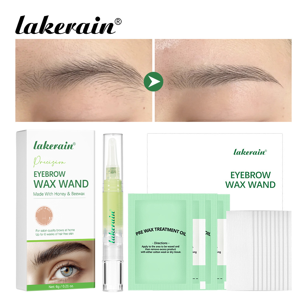 跨境lakerain眉毛面部脱毛蜡笔套装 温和脱毛膏唇部脱毛蜡笔批发