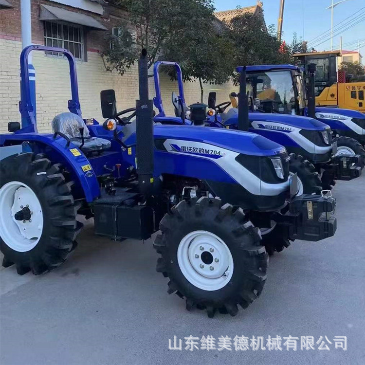 全新补后雷沃欧豹704农用四轮拖拉机 高花胎水旱两用拖拉机