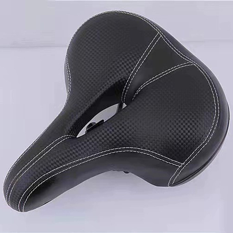 Asiento deportivo transfronterizo silla de montar en bicicleta de montaña suave cojín de bicicleta a rayas equipo de equitación