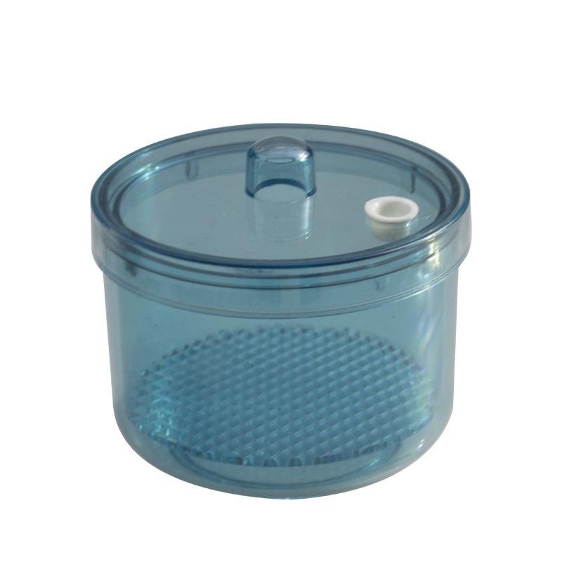 Caja de desinfección de aguja de coche plástico dental con tapa filtro pantalla limpieza taza de remojo aguja de coche resistente a altas temperaturas caja de remojo material oral