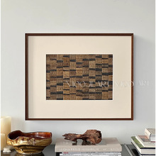 中古风客厅装饰画高级感艺术挂画法式小众轻奢复古卧室背景墙壁画