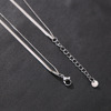 Brand necklace stainless steel, fashionable pendant hip-hop style, European style