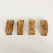 微瑕厨房实木纸巾架免打孔桌面木质置物架大肠发圈收纳饰品展示架