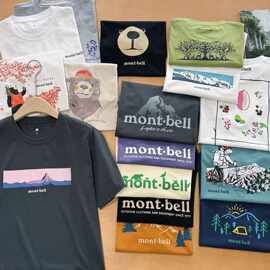 montbell美之山短袖女装夏季果26凉爽透气衫日系运动情侣半袖T恤