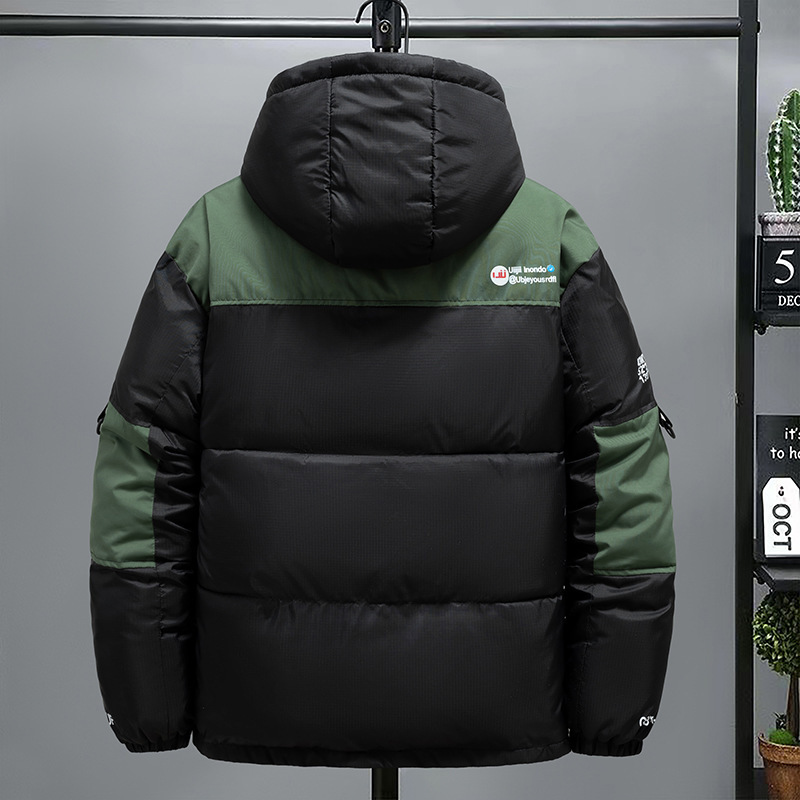Men's Puffer Jacket Winter Coat Warm Casual Thick Cotton Top_voghion.com