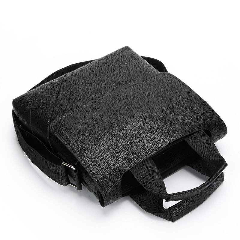 2025 New men's vertical bag, single-shoulder crossbody bag, business commuting briefcase, trendy and fashionable men's bag for work undefined