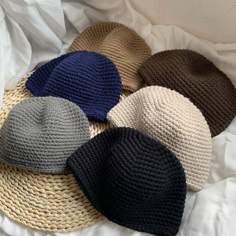 Gebreide beanie muts voor dames en heren warme wintermuts_voghion.com