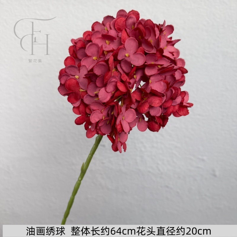 Hortensia al óleo