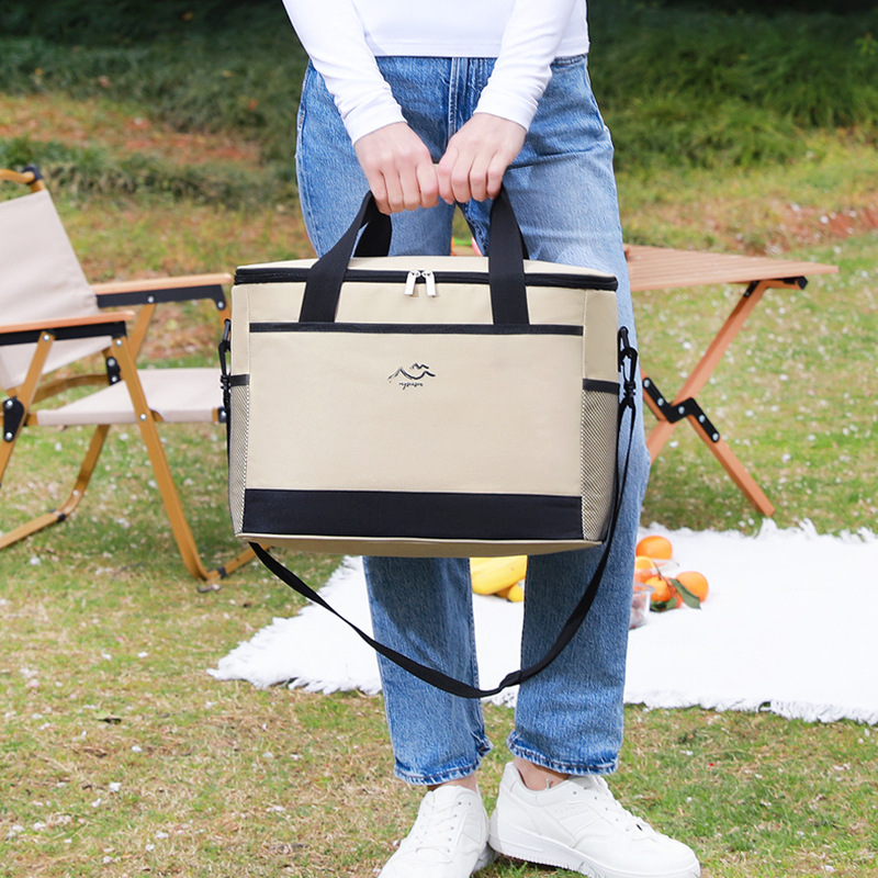 Nueva bolsa de picnic de camping, bolsa de aislamiento, equipaje refrigerado para automóvil, lonchera portátil, bolsa de almacenamiento, bolsa de conservación de alimentos de comercio exterior
