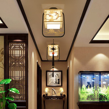 新中式雕花單頭過道燈風陽台燈門廳入戶走廊裝修古風玄關燈