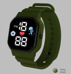 En stock nuevo A99 astronauta cuadrado LED reloj electrónico Apple botón impermeable digital deportes estudiante reloj