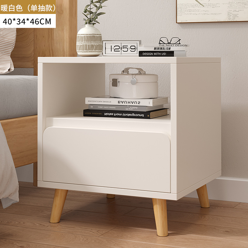 Mesita de noche moderno minimalista dormitorio mesita de noche gabinete de almacenamiento simple mesita de noche del hogar rack de almacenamiento pequeño apartamento armario