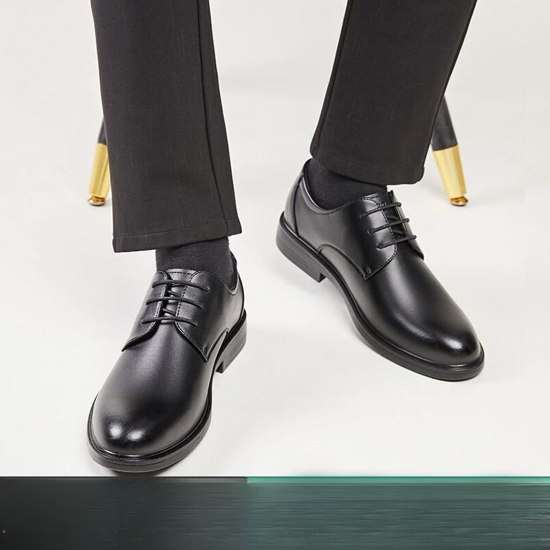 High school student leather shoes, men's 6cm height-increasing, genuine leather, business formal, youth suit, black soft leather, groomsmen casual shoes High school student leather shoes, men's 6cm height-increasing, genuine leather, business formal, youth suit, black soft leather, groomsmen casual shoes