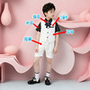 Children's summer classic suit, dress for boys, piano, noble cut, suitable for teen, for catwalk