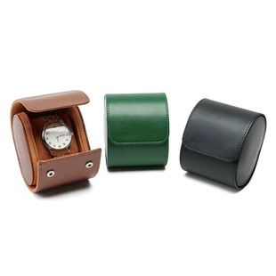 New high-end watch box storage box portable mini portable travel single leather handmade watch bag for gifts