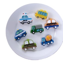 严选树脂饰品配件卡通汽车diy儿童发饰发夹戒指手机壳贴创意首饰