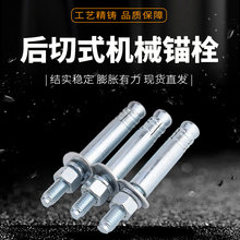 批发后扩底机械锚栓膨胀螺丝单双管后切式重型锚栓M8M10M12M16