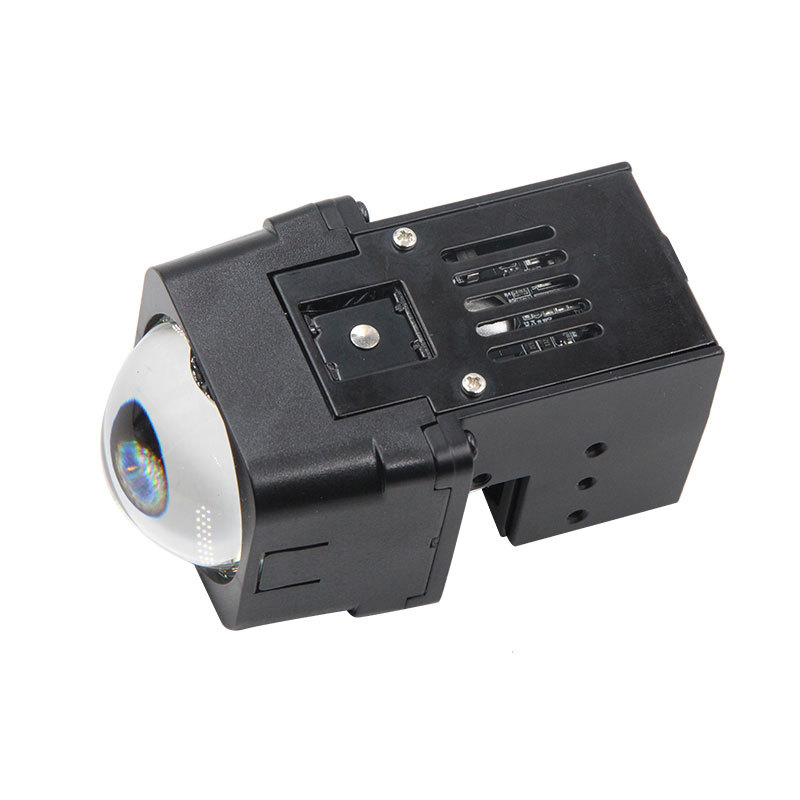 Lente de Faro LEDM01 Popular para Automóviles, Módulo LED de 1.5 Pulgadas, Luz Cuadrada para Automóvil, Lente Decorativa con Matriz Láser 1