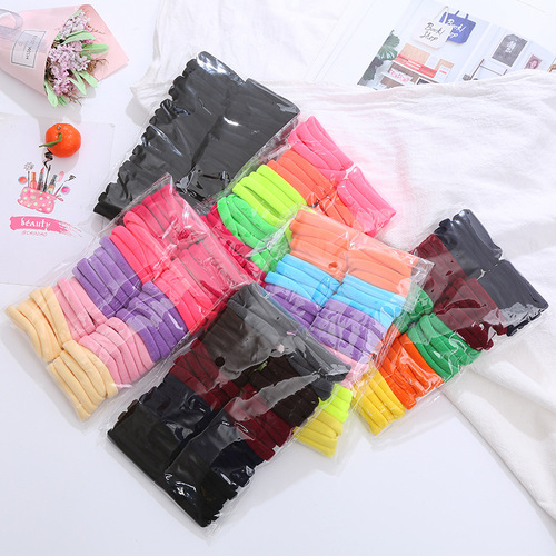 Korean cute girly style high elastic rubber band seamless towel ring hair band small fresh headband hair accessories wholesale