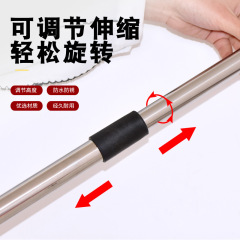 旗杆2米2.5米手搖不鏽鋼伸縮旗杆旗幟3米紅旗戶外收縮手持國旗杆