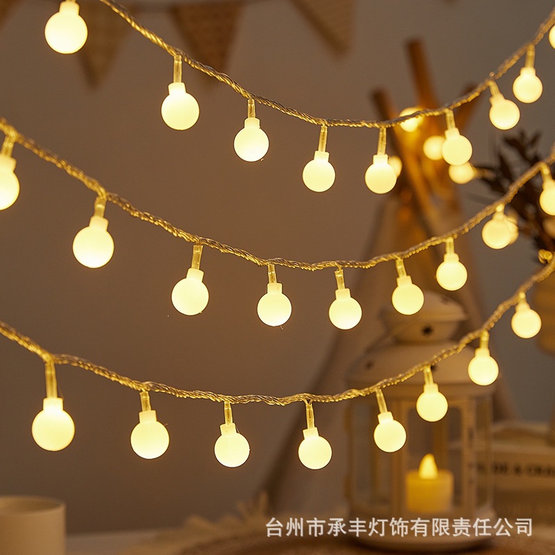 Lámpara de estrellas LED lámpara de color lámpara solar al aire libre camping atmósfera de navidad decoración lámpara de cadena de lámpara