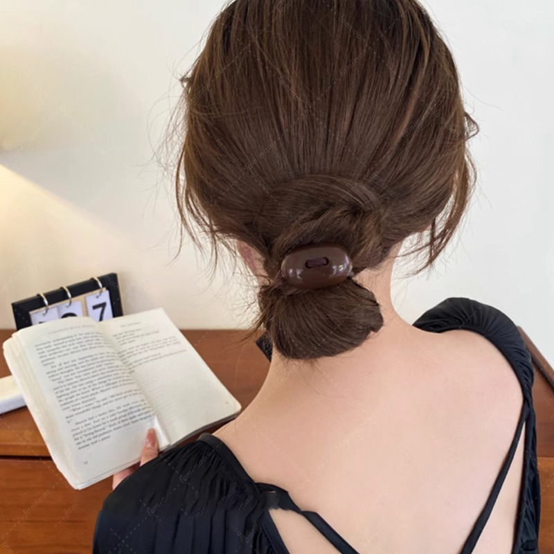 2 Stück Niedliche Haargummis im Khaki-Stil, Elastische Haarbänder für Frauen, Mädchen und Kinder, Urlaubs-Haaraccessoires – Detail 3