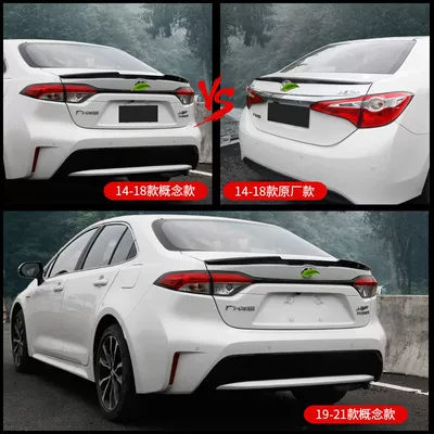 For 19-2024 corolla modified tail 14 – Fixed wind wing