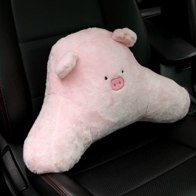 Car Goodies, Headrest - car-lumbar-support-piggy-edition