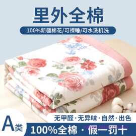 2025新款纯棉花被夏被四件套单件被套空调薄被子夏凉被厂家发