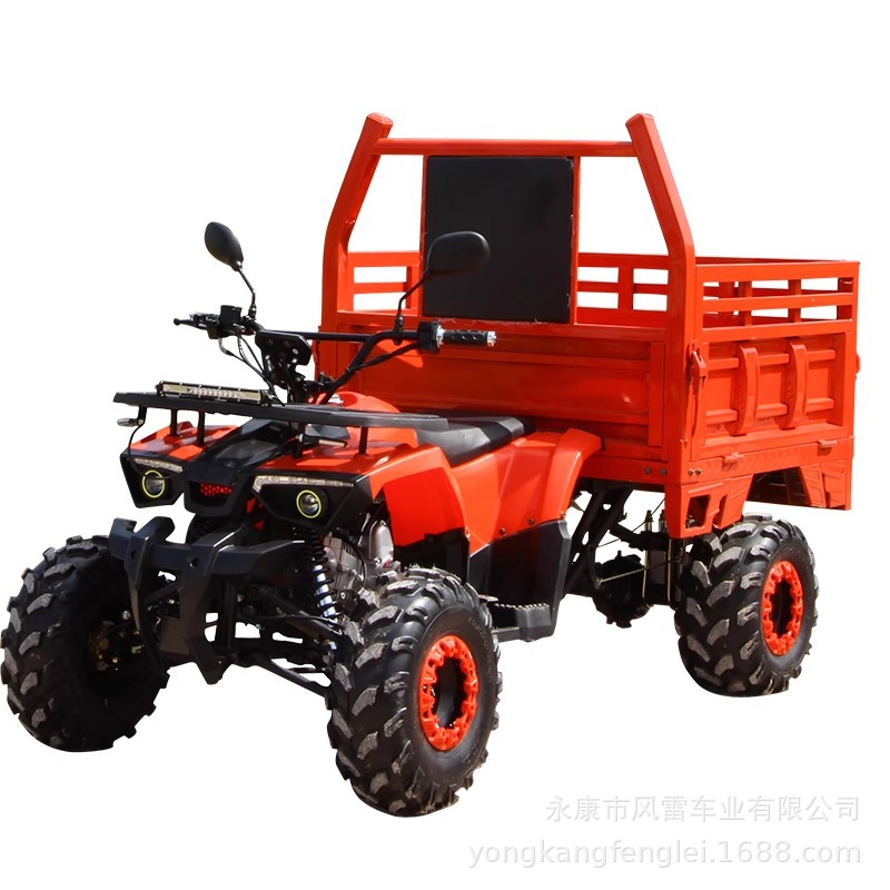 Cuatrimoto Todoterreno ATV a Gasolina de Hierro y Plástico con Transmisión por Eje para Agricultura image 6