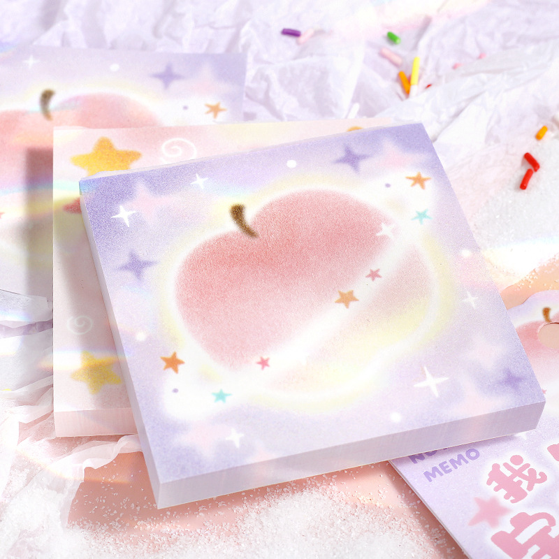 NOTE FOR 100 notes Energy injected series Cute gradient hand note decorative base material paper