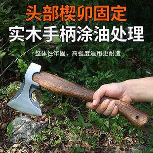 Outdoor Nieman Russian Portable Tomahawk Camping Style Sharp and Durable Firewood Ax Hand-Forged Ax Woodworking Ax