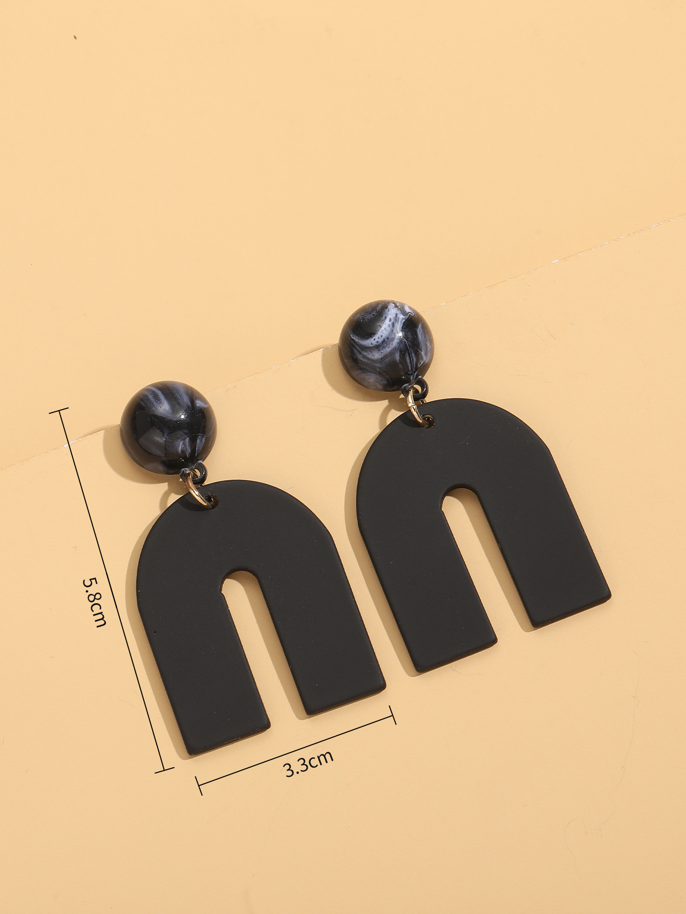 Einfacher Stil Geometrisch Keine Intarsien Ohrringe display picture 5