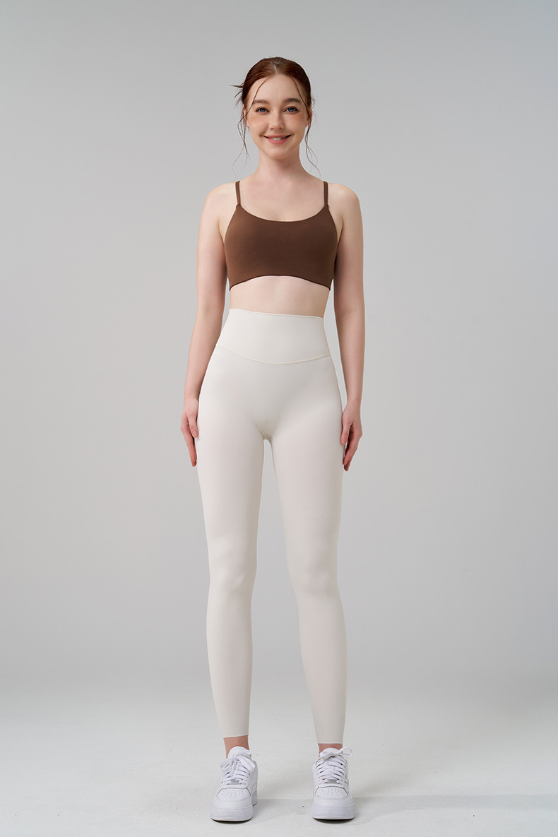 Fitness Sport Style Solid Color Nylon Super Elastic Lycra No Size Collarless Active Bottoms Pants display picture 17
