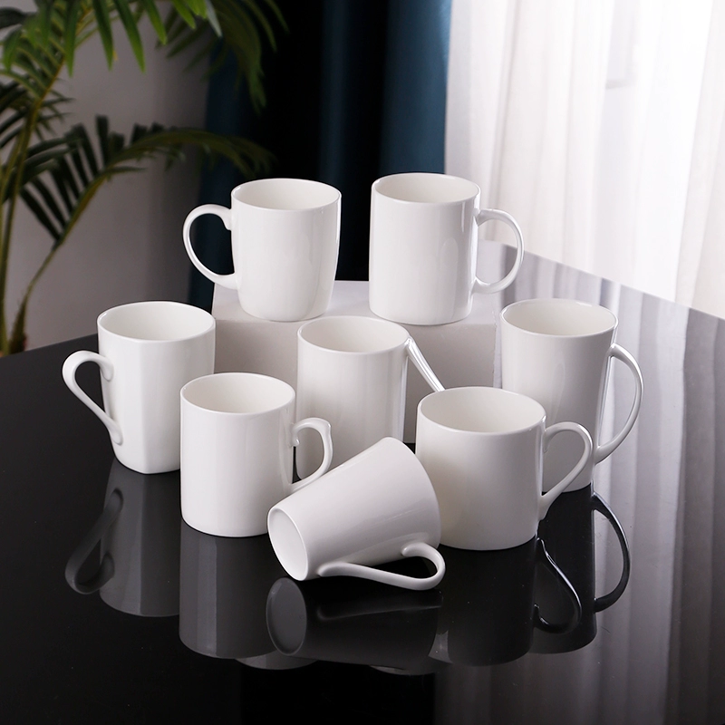 Simple ceramic mug water cup for home drinking couple cute bone china coffee fat cup creative cup