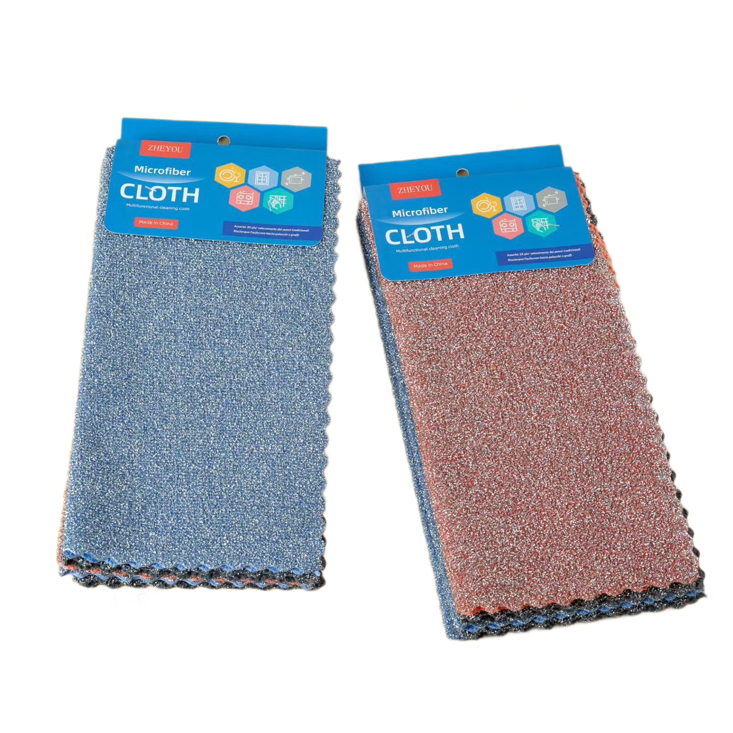 44 clase de tela limpia - 1 nuevo toallas de malla de nube absorbente de toallas de impresión de color suave