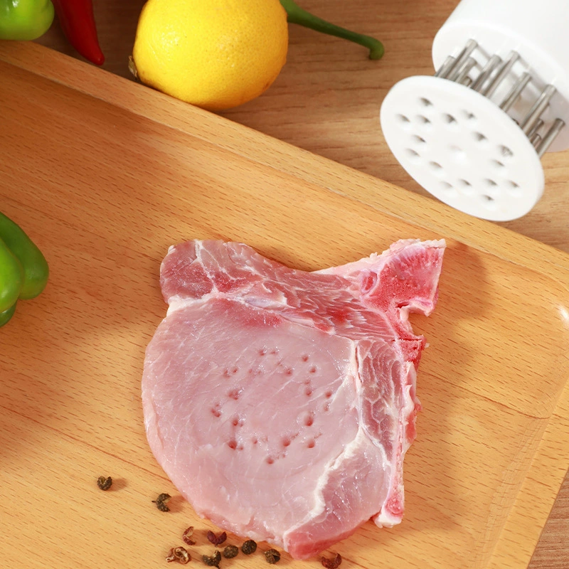 Нержавеющая сталь стейк нежное мясо игла домашние кухонные инструменты круглая сосна мясо сталь гвозди сосновый молоток стучащий мясной молоток
