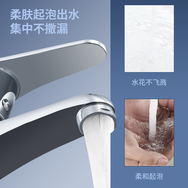 Grifos de comercio exterior de una sola bañera fría grifos de aleación de zinc de ingeniería de enfriamiento único lavabo de baño grifos calientes y fríos
