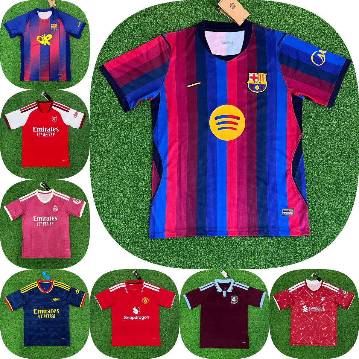 26 New Club Jerseys Ajax Arsenal Barcelona Paris Liverpool Football Uniforms Jersey Cross-Border