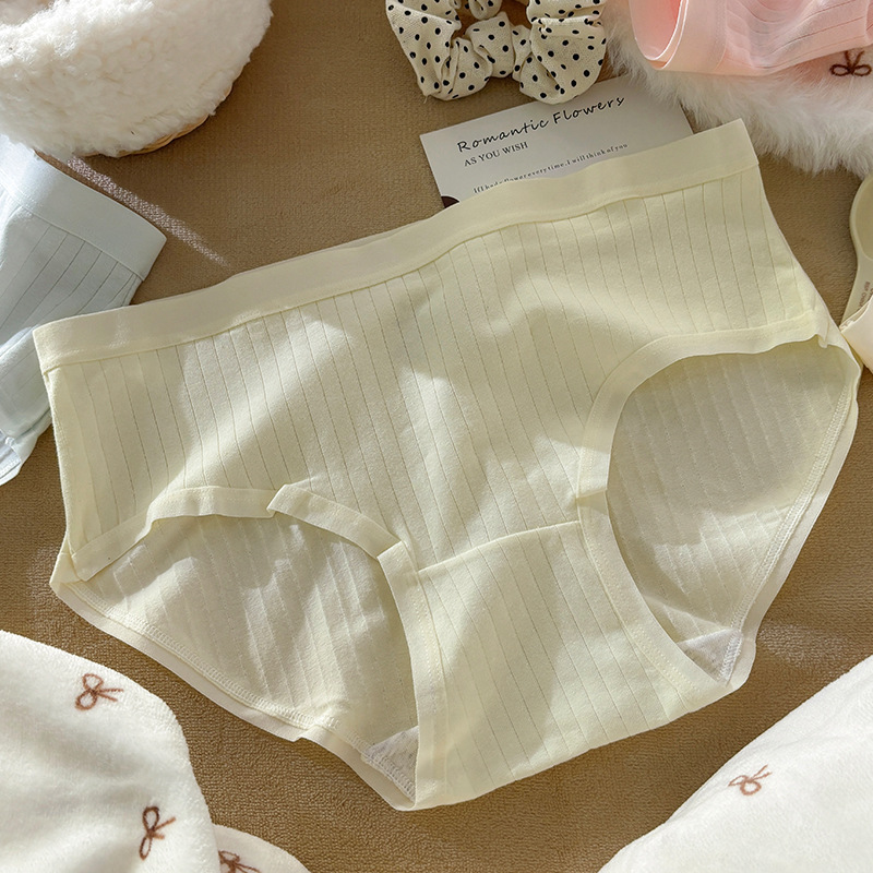 Non-Sensory Mark Women's Underwear 10A Pure Cotton Antibacterial Bottom Crotch High Quality Good Cotton Comfortable Naked Feeling Close-Fitting Underwear Women's Large Size