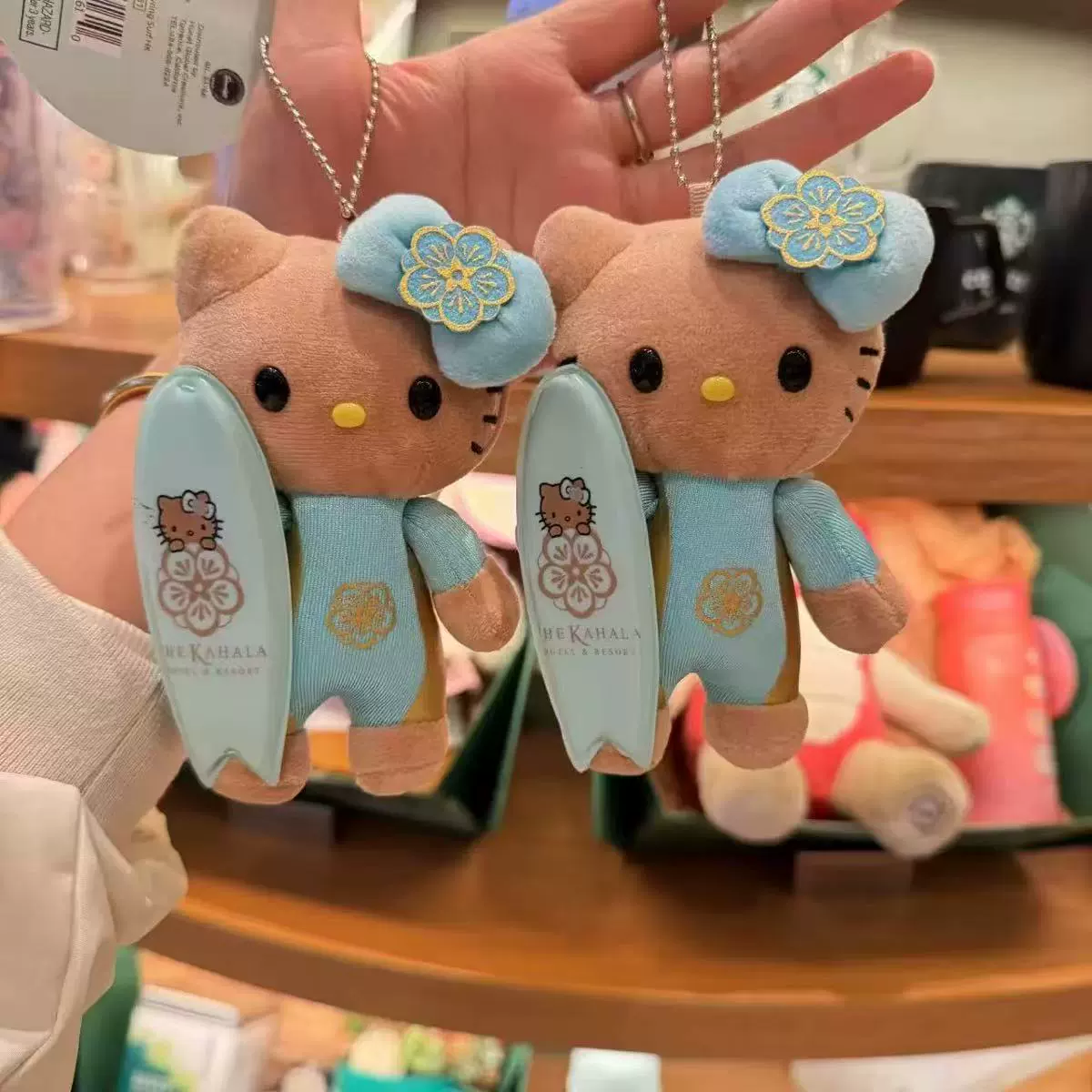 Плюшевый брелок (Sanrio) Hello Kitty, плюшевая кукла-талисман, размеры 10–16 см