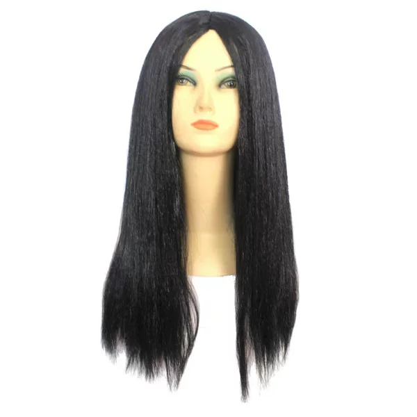Direct Selling Halloween wig set Ghost Festival masquerade wig chastity female ghost middle point 60cm long straight hair