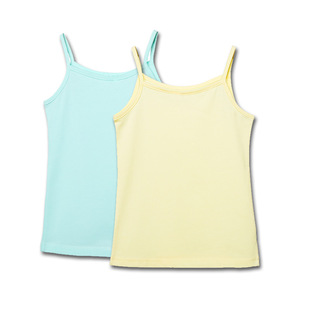 Girls' Camisole Summer Vest Sleeveless Middle and Large Children's Wear Small Vest Growing Parent-Child Women's Base Shirt Trendy