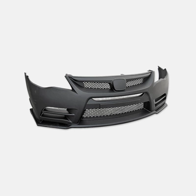 Suitable for Honda Eighth-Generation Civic Fd2 Rr Siming Car Body Kit Modification Mr Model Front Bumper Head Mercury Handle Modification (Big Surrounded) - black-mr-model